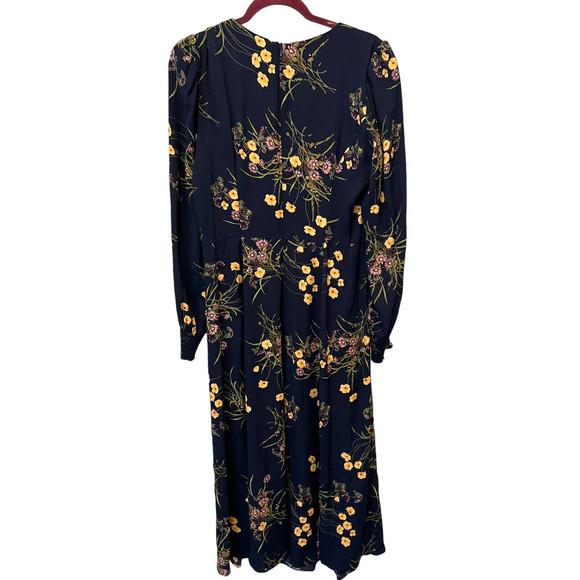 REFORMATION Wallflower Long Sleeve Midi Dress (12) - Picture 7 of 9